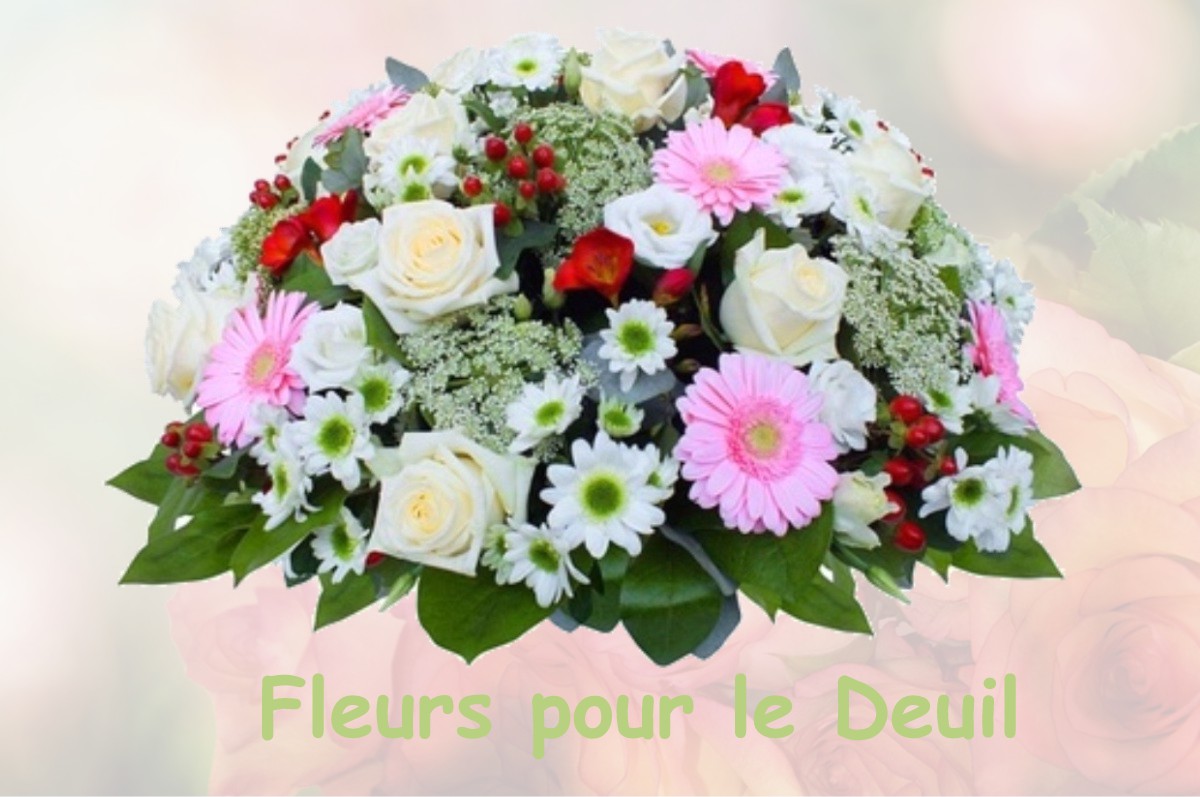 fleurs deuil LECUSSAN